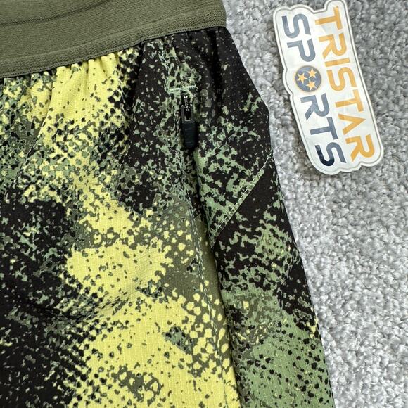 Nike Dri-Fit Training Shorts Mens Size Medium Green Black Camo FZ0740-386 - Picture 5 of 12